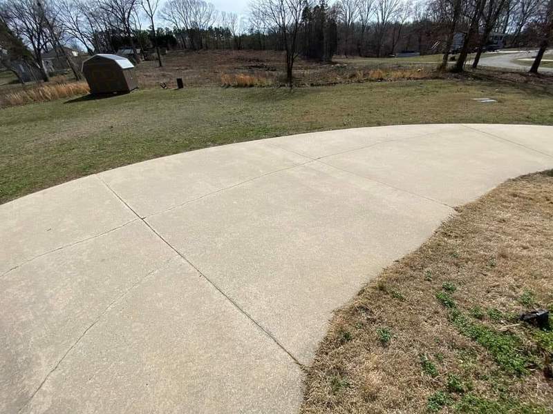 After Driveway Cleaning